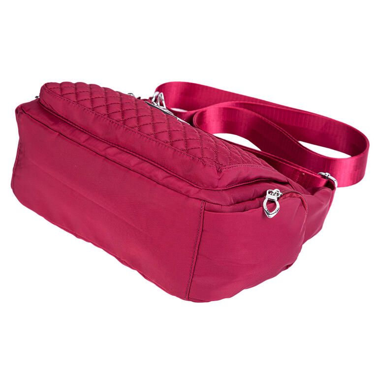 Damska pikowana torebka Bella Gatto bordo - galeria #4