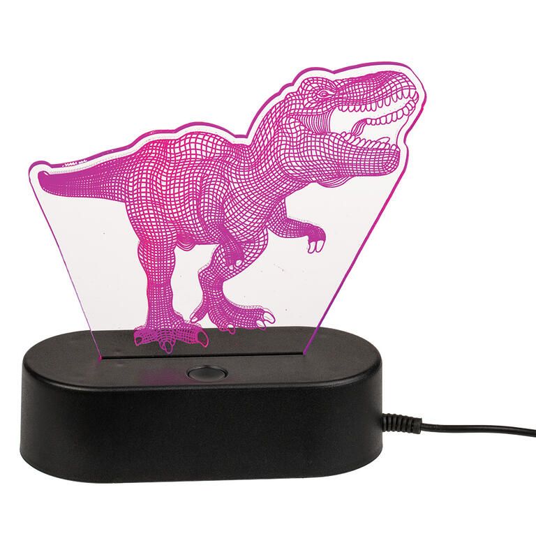 Lampka nocna 3D dla dzieci T-REX - galeria #4