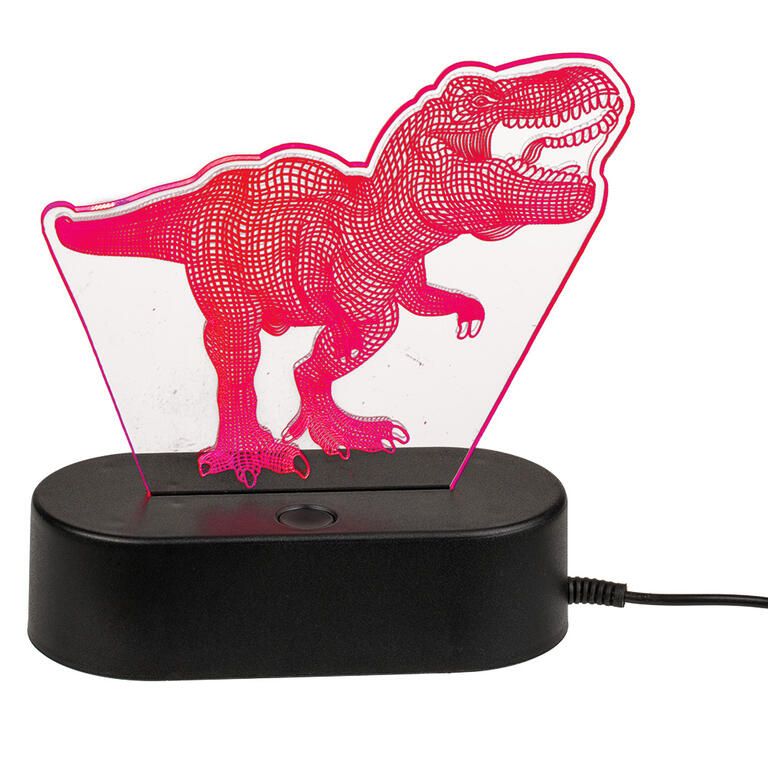 Lampka nocna 3D dla dzieci T-REX - galeria #5