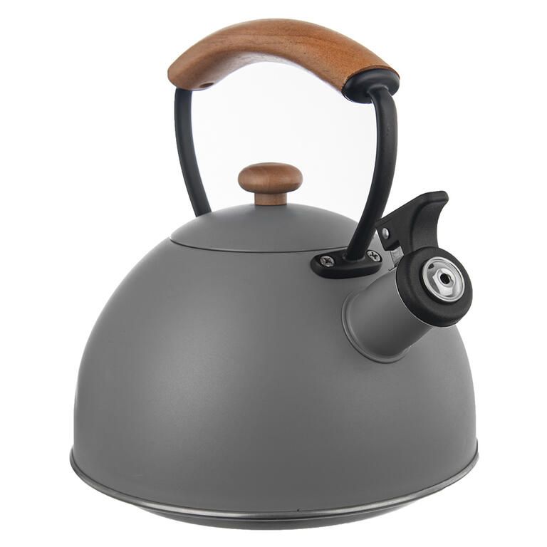 Czajnik ze stali nierdzewnej z gwizdkiem WOODEN, 2,9 l - galeria #2