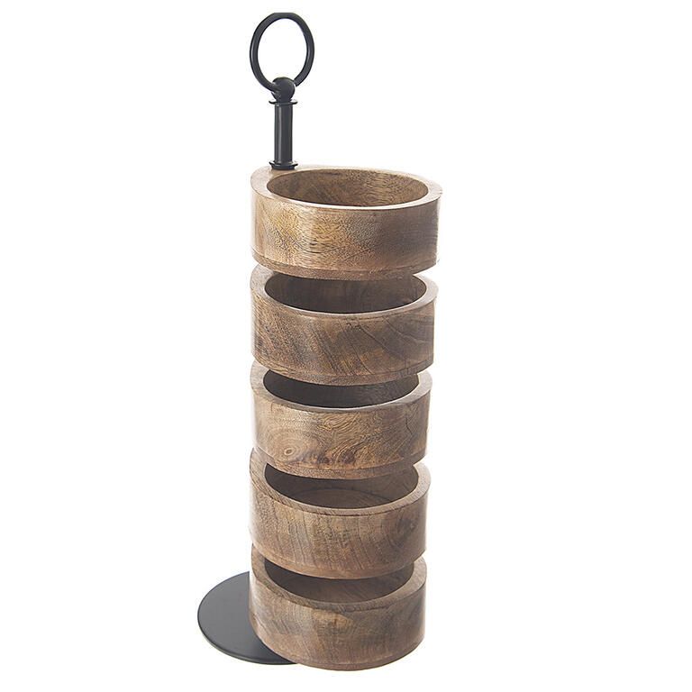 Patera drewniana MANGO, 5 - poziomowa - galeria #3