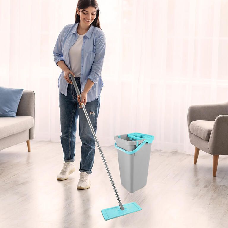 Set mopu a vědra se ždímačem CLEAN vertikální - galerie #1