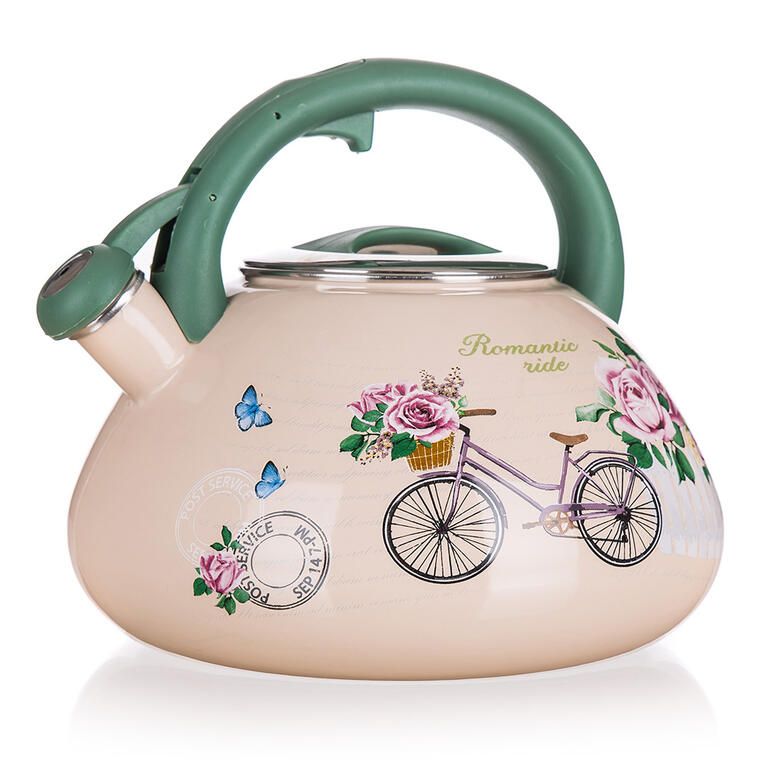 Smaltovaná pískací konvice ROMANTIC RIDE 3 l - galerie #1