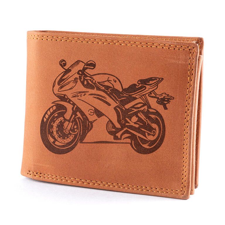 Pánská kožená peněženka SILNIČNÍ MOTORKA - galerie #3