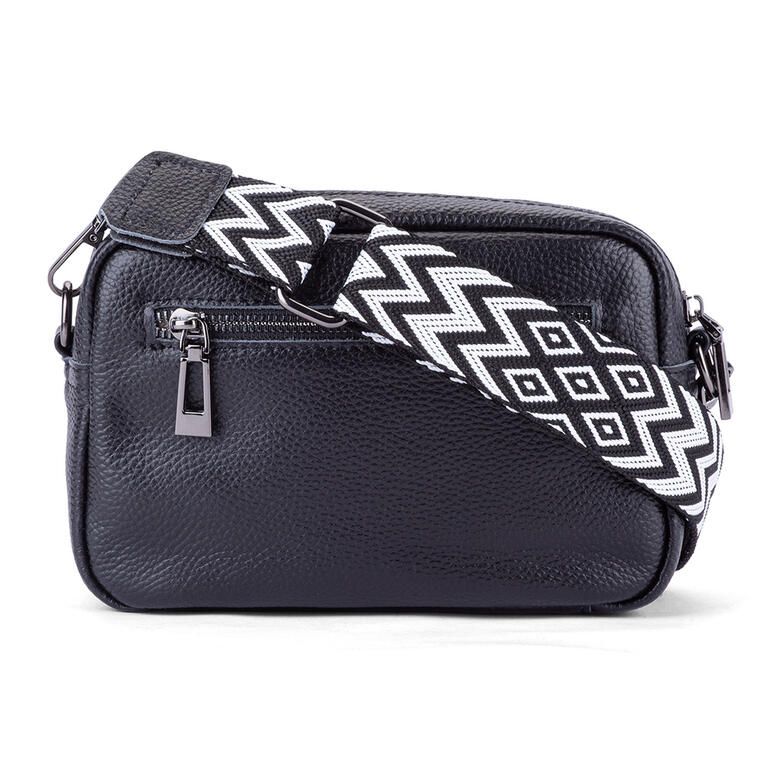 Dámská malá crossbody kabelka černá - galerie #5