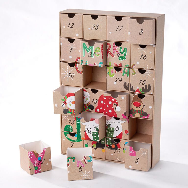 Adventní kalendář s šuplíčky PAPER skřítek - galerie #1