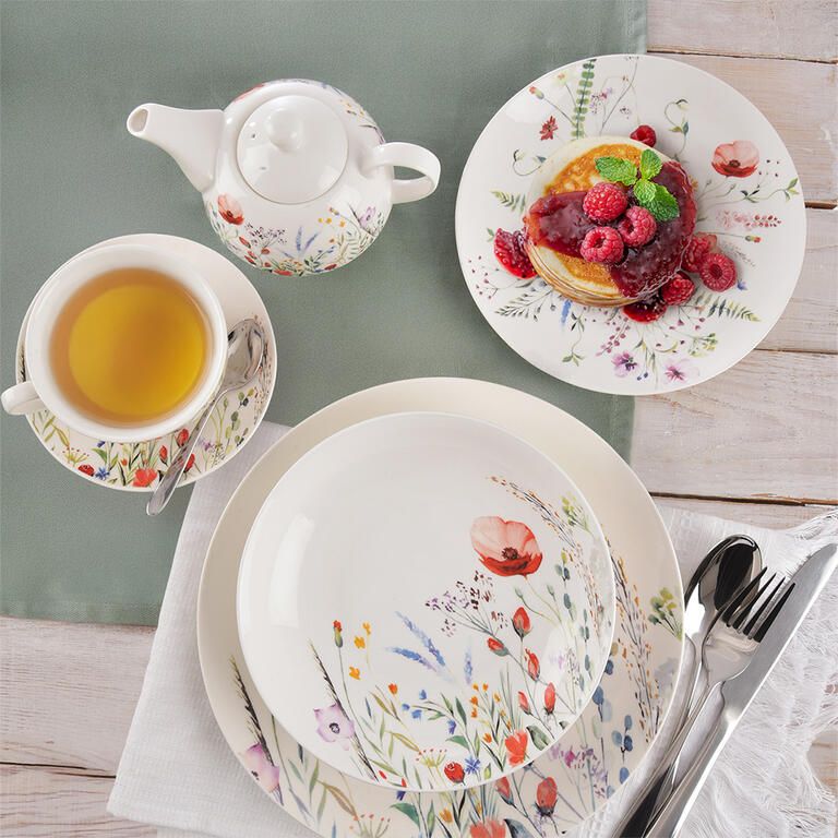 Porcelánový dezertní talíř MÁK   20,5 cm - galerie #3