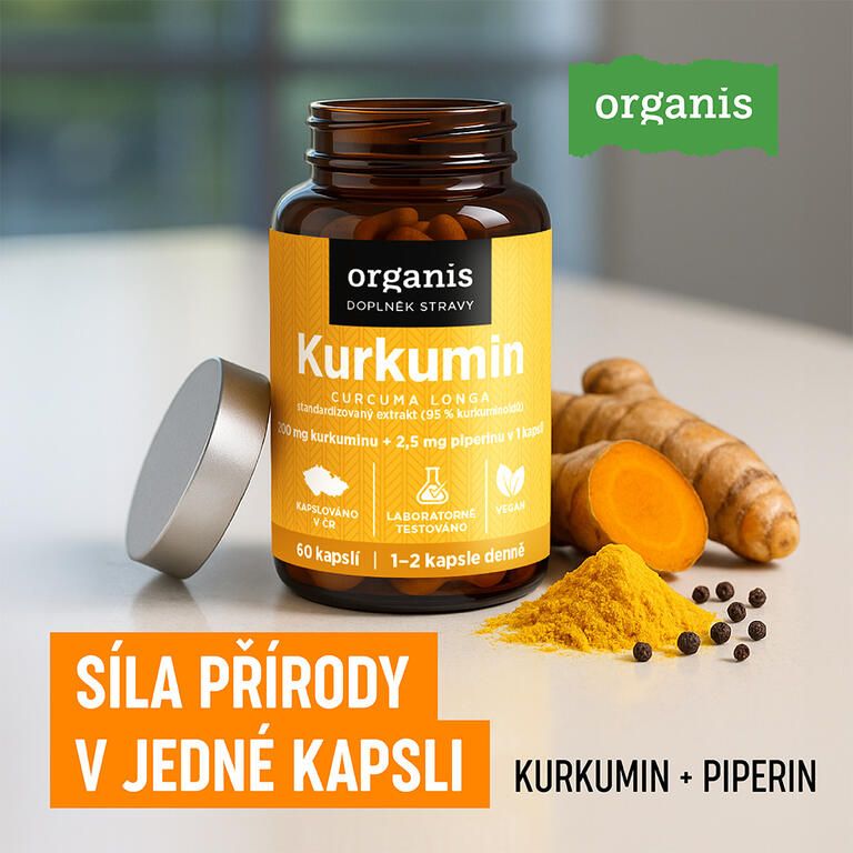 Organis Kurkumin + piperin 60 tbl. - galerie #5