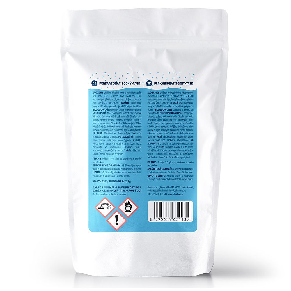 Allnature Perkarbonát sodný + TAED 2,5 kg - galerie #1