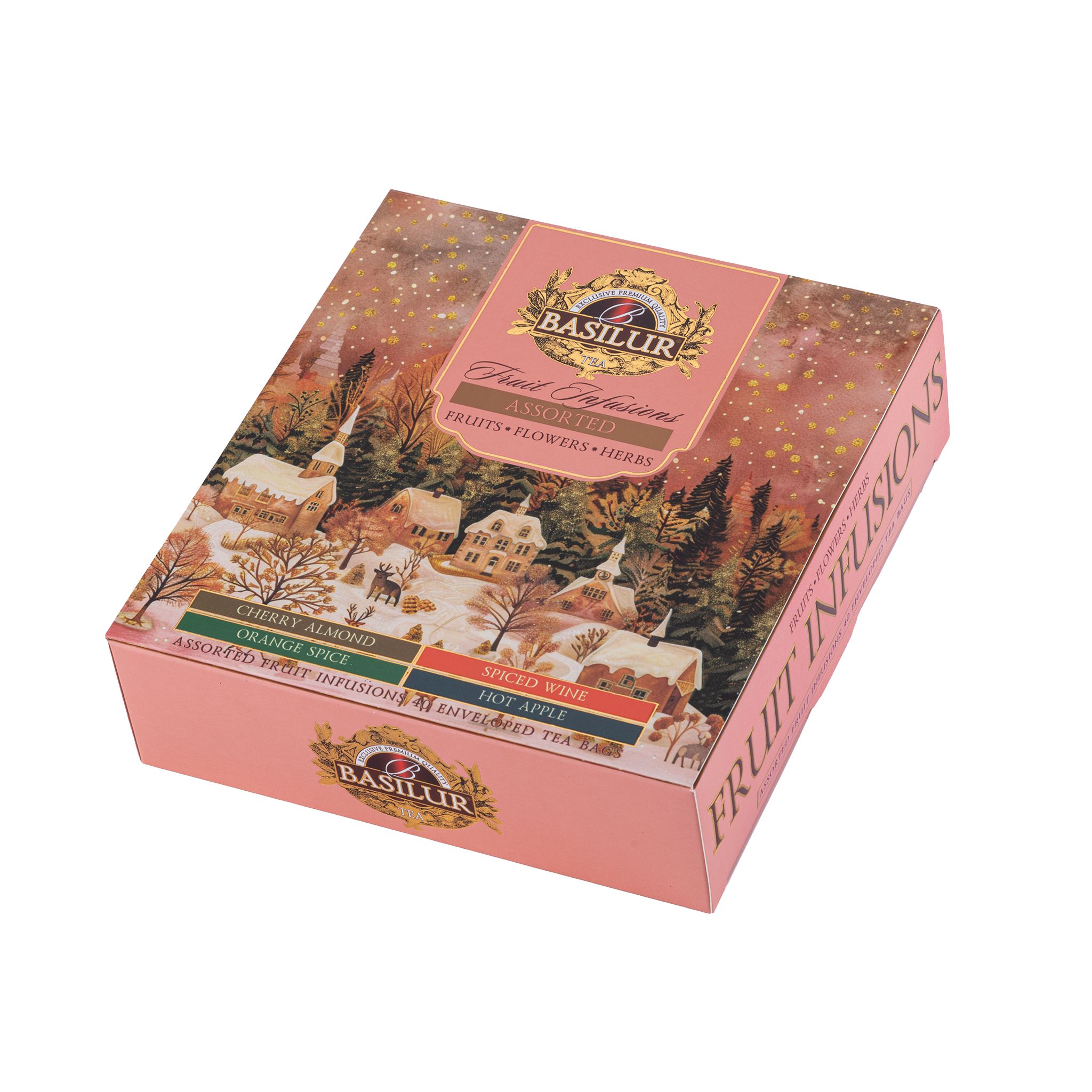 Čaje CHRISTMAS FRUIT Assorted kolekce 40 sáčků - galerie #1
