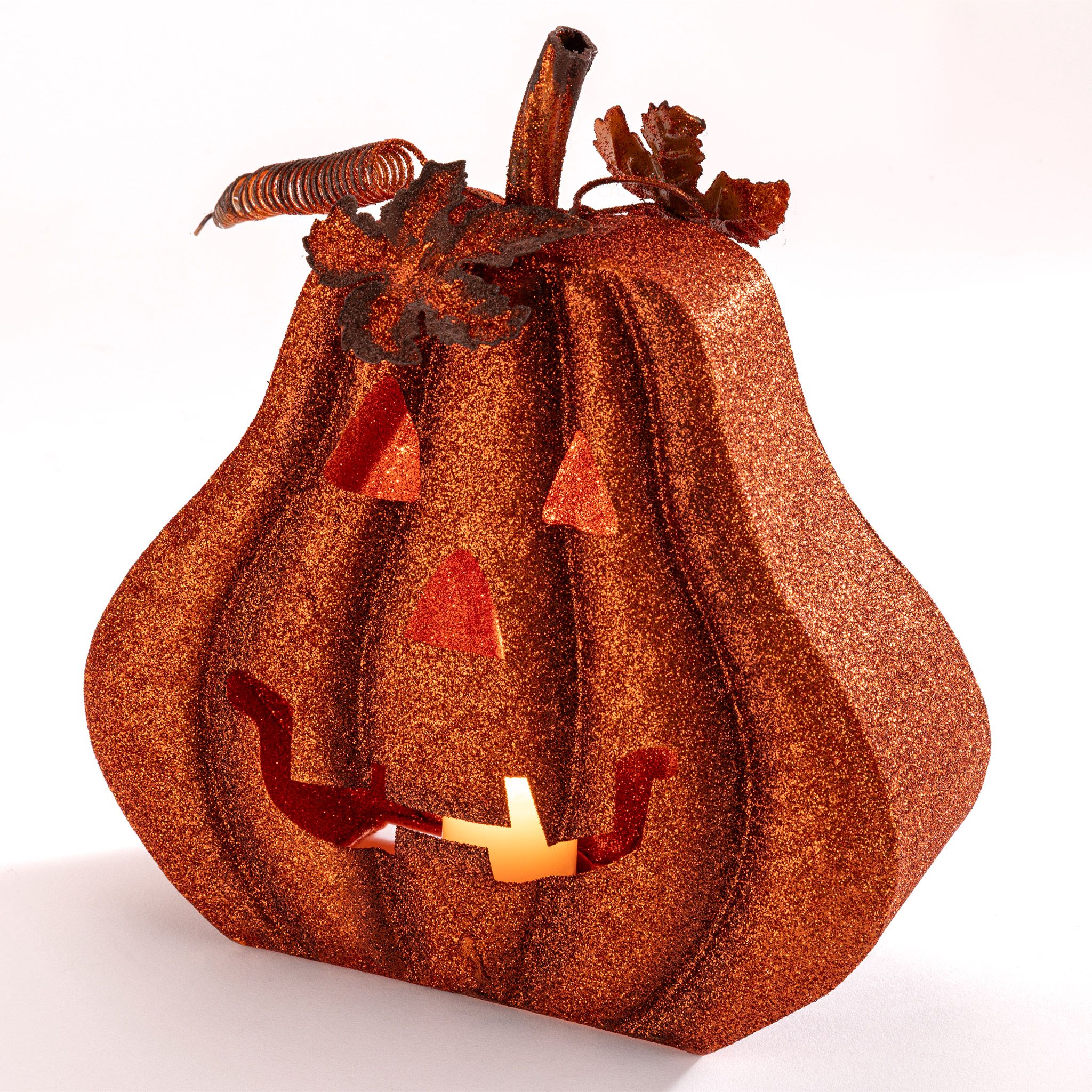 Kovová lucerna DÝNĚ HALLOWEEN 28 cm - galerie #1