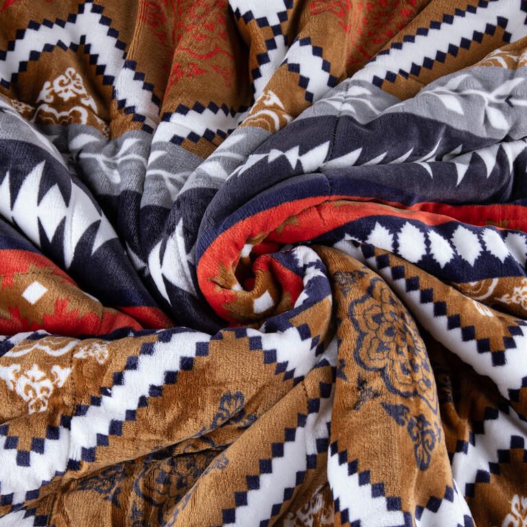 Set blăniţă miel AZTEC 2 buc - galerie #3