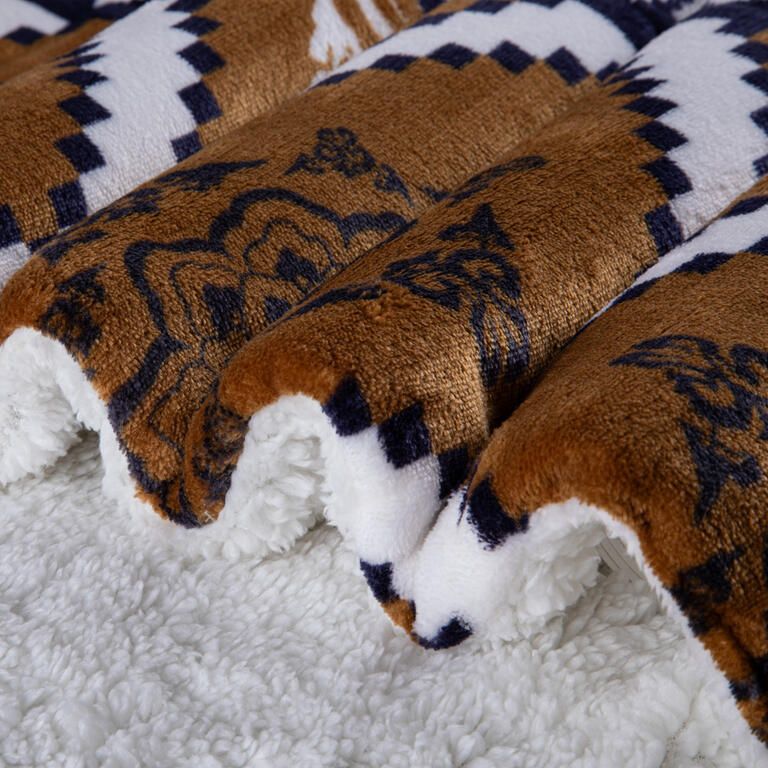Set blăniţă miel AZTEC 2 buc - galerie #2