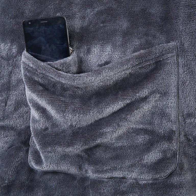 Televizní pytel z mikrovlákna tmavě šedý - galerie #3