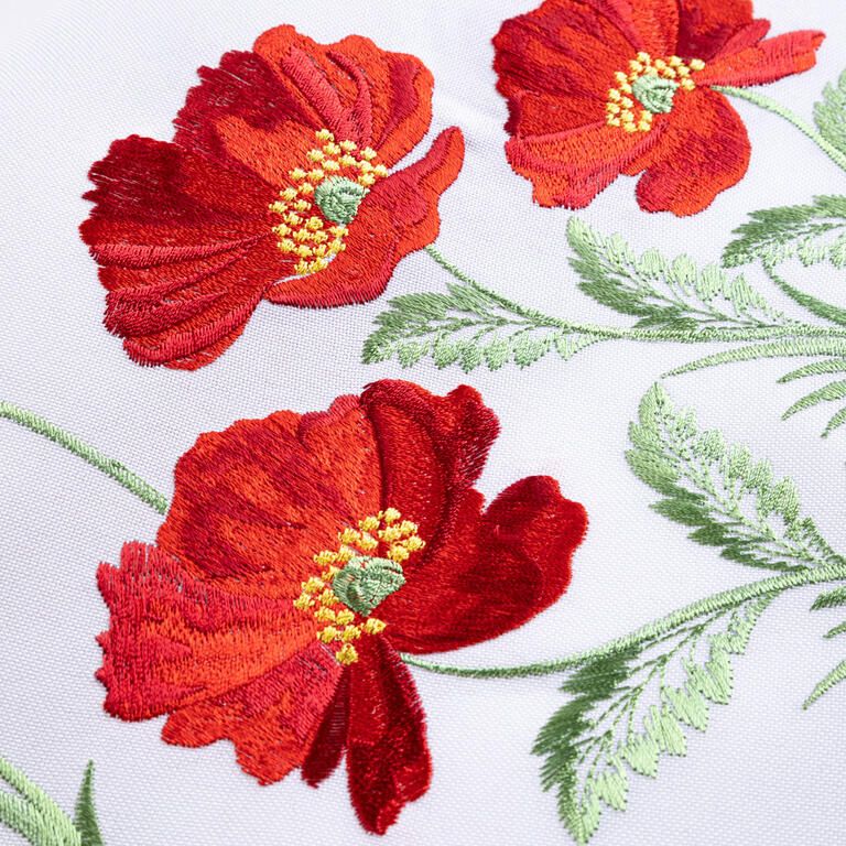Běhoun s výšivkou ČERVENÉ MÁKY 40 x 110 cm - galerie #2