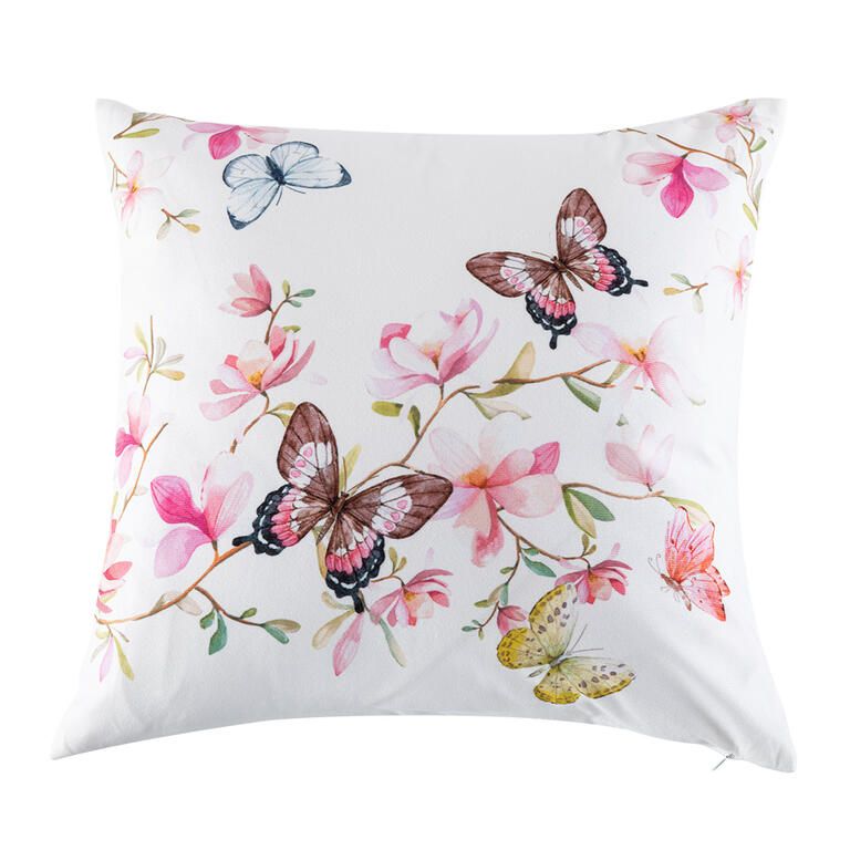 Zestaw poszewek na poduszki MAGNOLIE I MOTYLE 2 szt 40 x 40 cm - galeria #1