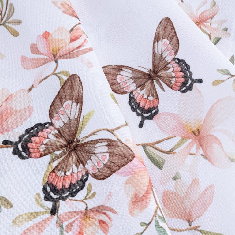 Bieżnik na stół MAGNOLIE I MOTYLE 40 x 110 cm - galeria #1