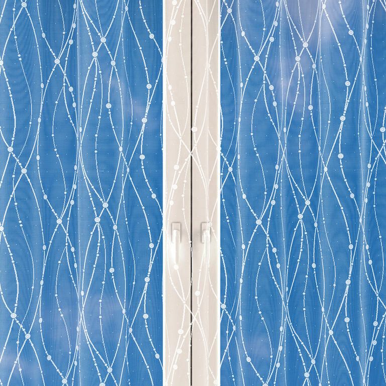 Hotová žakárová záclona PERLA 350 x 160 cm - galerie #1