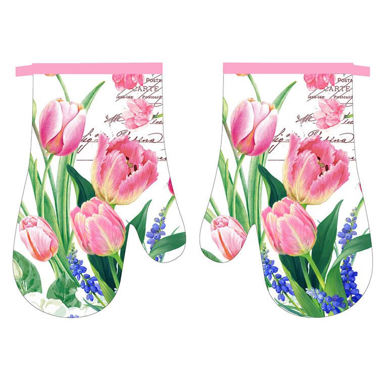 Kuchynská chňapka TULIPÁNY súprava 2 ks - galéria #1