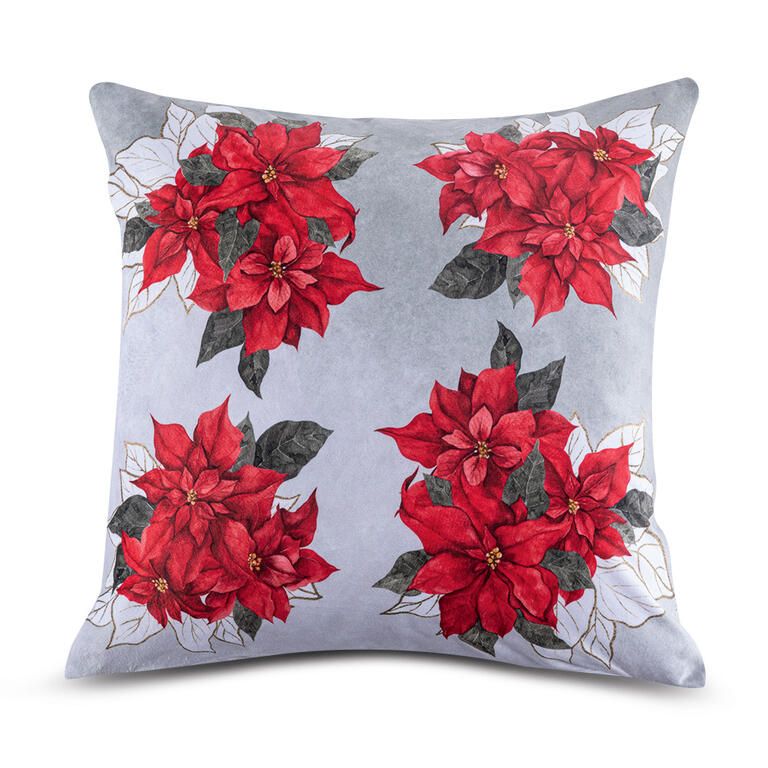 Set 3 feţe pernuţe POINSETTIA, 45 x 45 cm - galerie #3