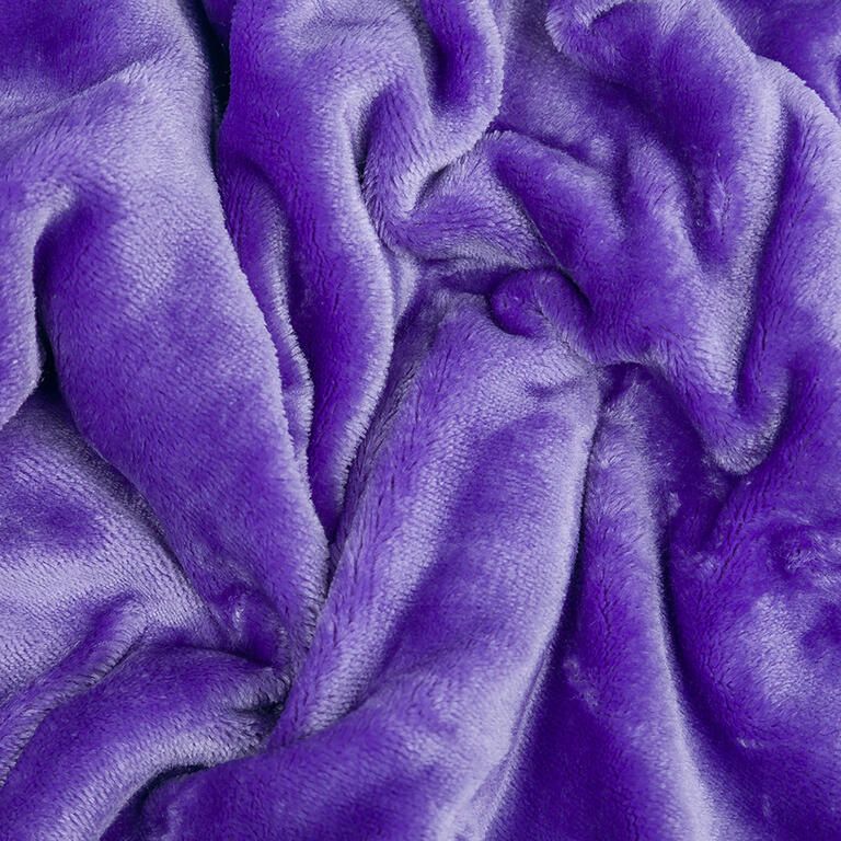 Pătură cu blăniță OIȚĂ, violet, 150 x 200 cm - galerie #1