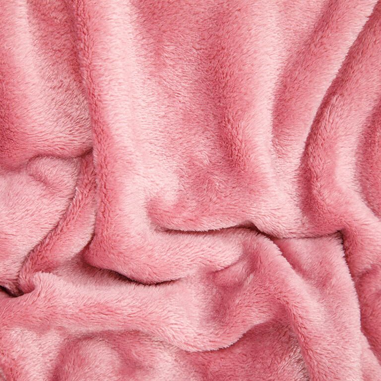 Beránková deka OVEČKA starorůžová 150 x 200 cm - galerie #1