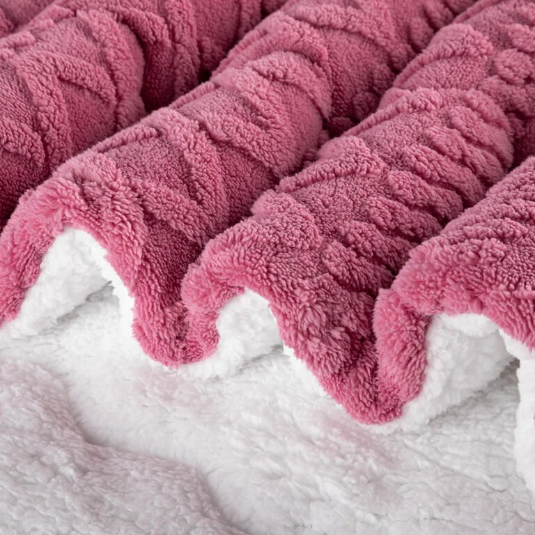 Pikowany barankowy zestaw INVERNO jeżynowy - galeria #3