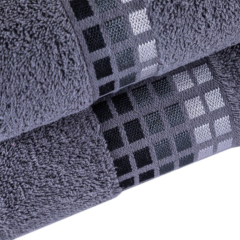 Set froté ručníku a osušky DARWIN tmavě šedá - galerie #1