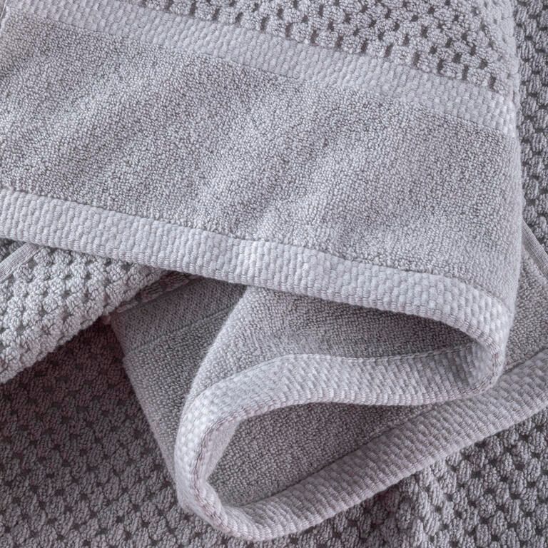 Zestaw ręczników frotte i ręczników kąpielowych MODENA szary 6 szt. - galeria #2