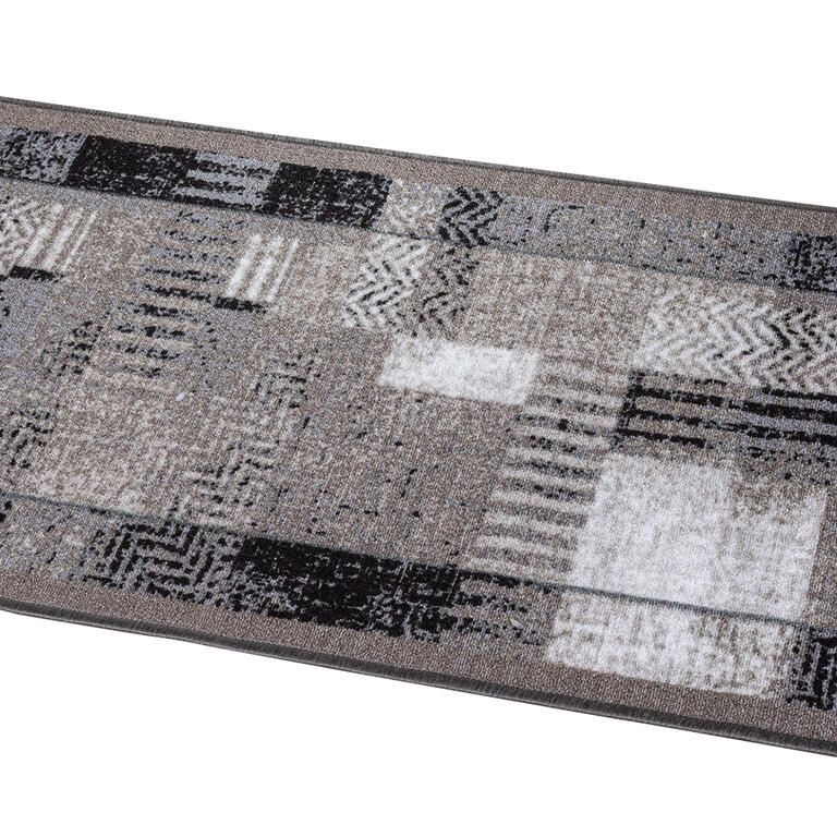 Dywan bieżnik Patchwork szary - galeria #1