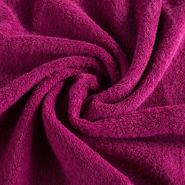 Sada froté ručníků a osušek MELISA smetanová + fuchsiová 4 ks - galerie #1