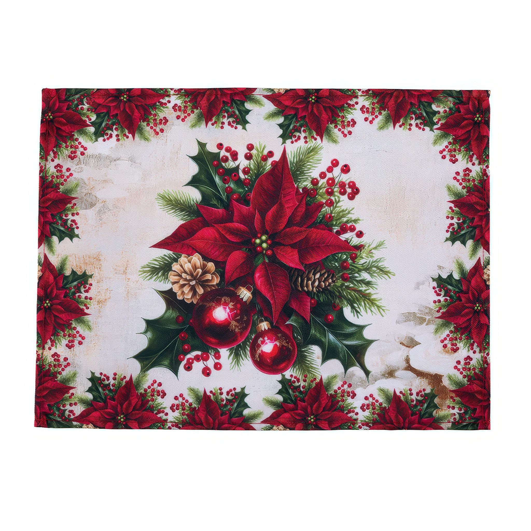 Sada 4 ks prostírání a stolního běhounu s teflonovou úpravou CHRISTMAS STAR - galerie #3