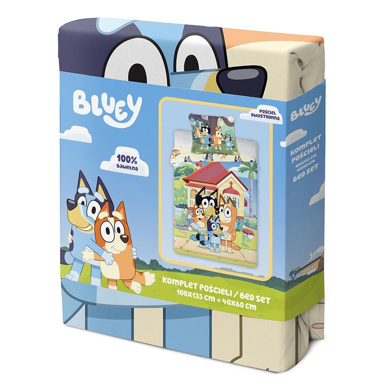Bavlněné ložní povlečení BLUEY VESELÉ OBJETÍ - galerie #3