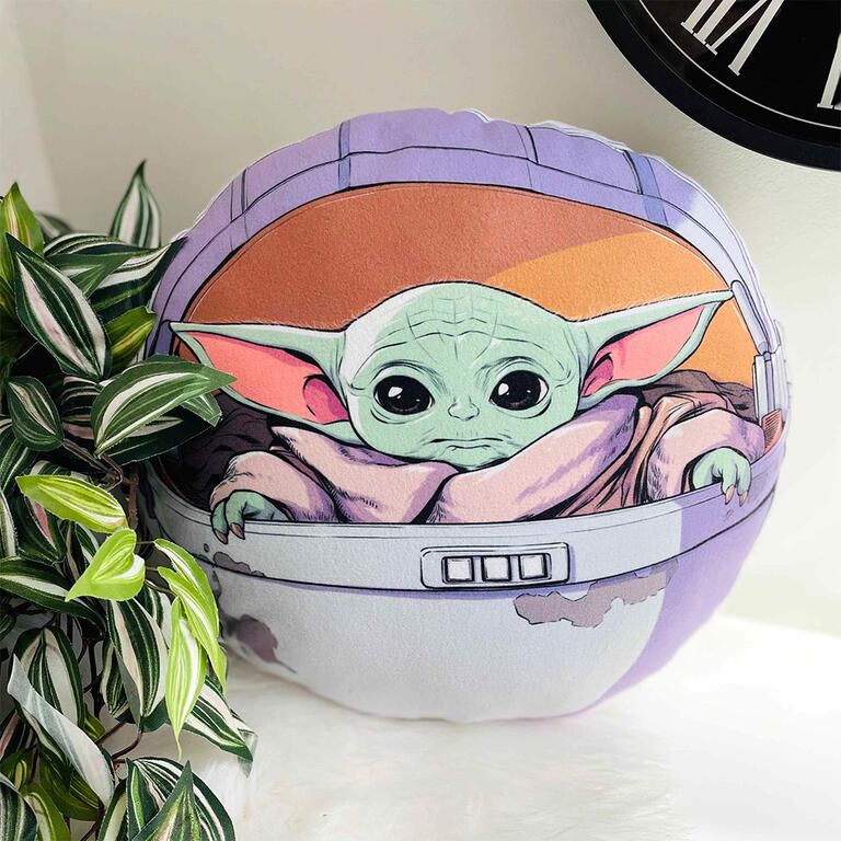 Tvarovaný polštářek Mandalorian Grogu - galerie #2