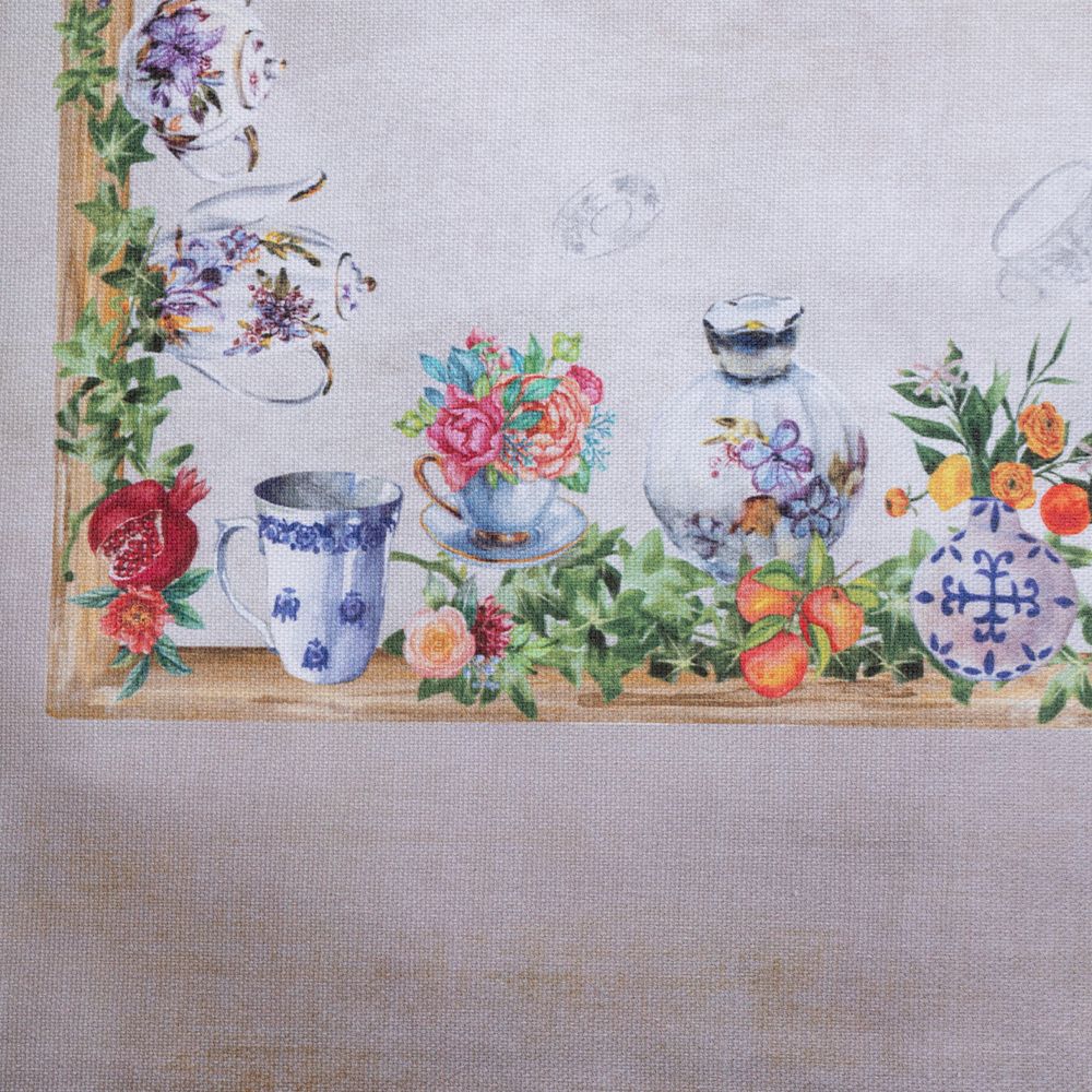 Běhoun s potiskem ROZKVETLÁ ZAHRADA 45 x 140 cm - galerie #2