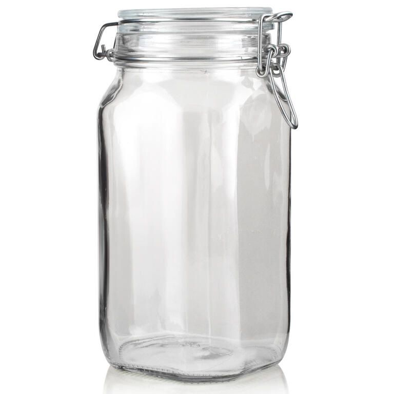 Hermetická dóza 1,5 l sklenené viečko Super Value