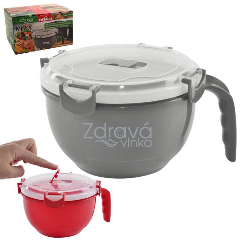 Plastová miska s víčkem do mikrovlnné trouby