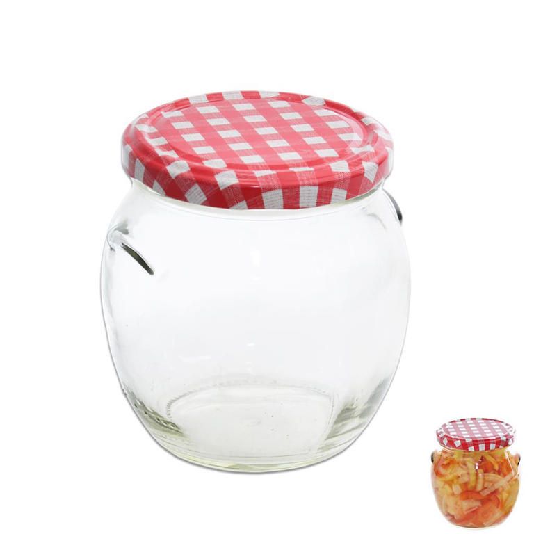 Zaváracie poháre s viečkom Karo 0,5 l