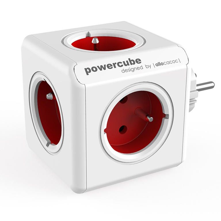 Rozgałęźnik PowerCube Original czerwony