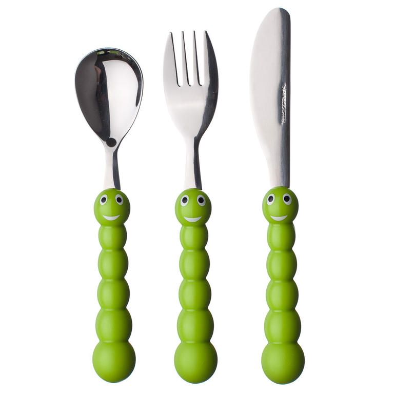 Banquet sztućce dla dzieci Gąsienica 3 szt.