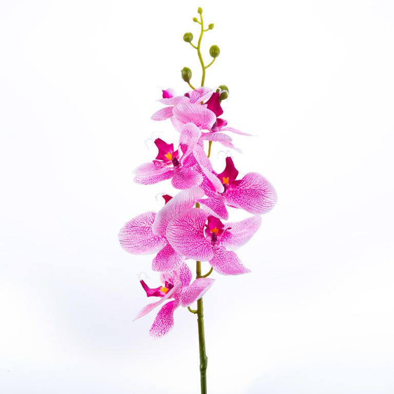 Umělá ORCHIDEJ výhon růžová 87 cm