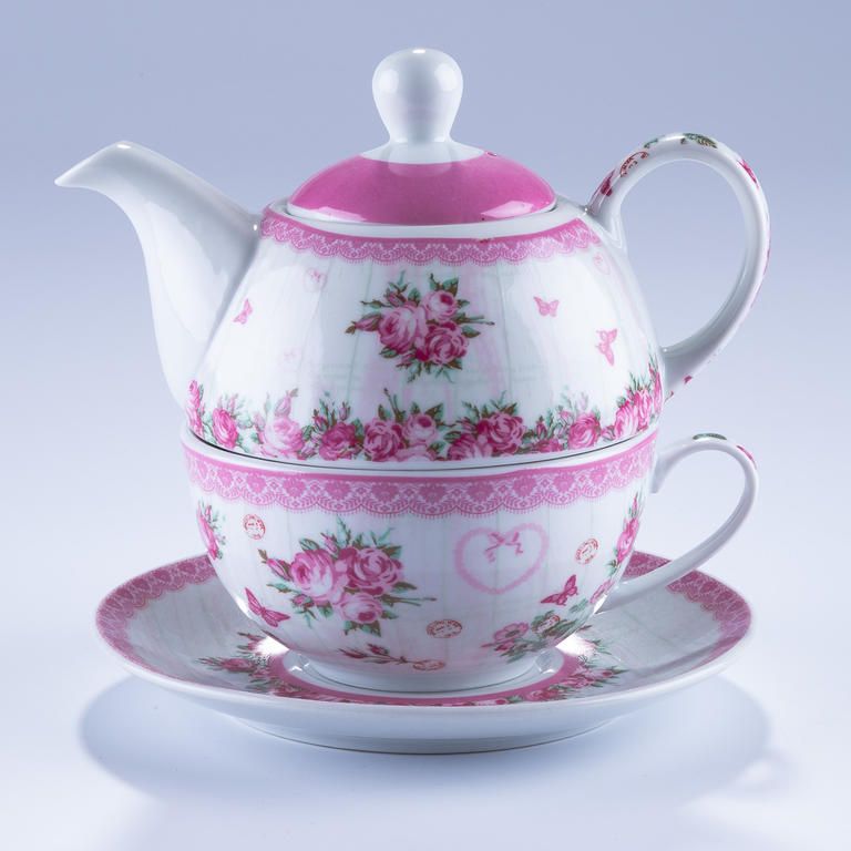 Sada na čaj Růže Tea for one