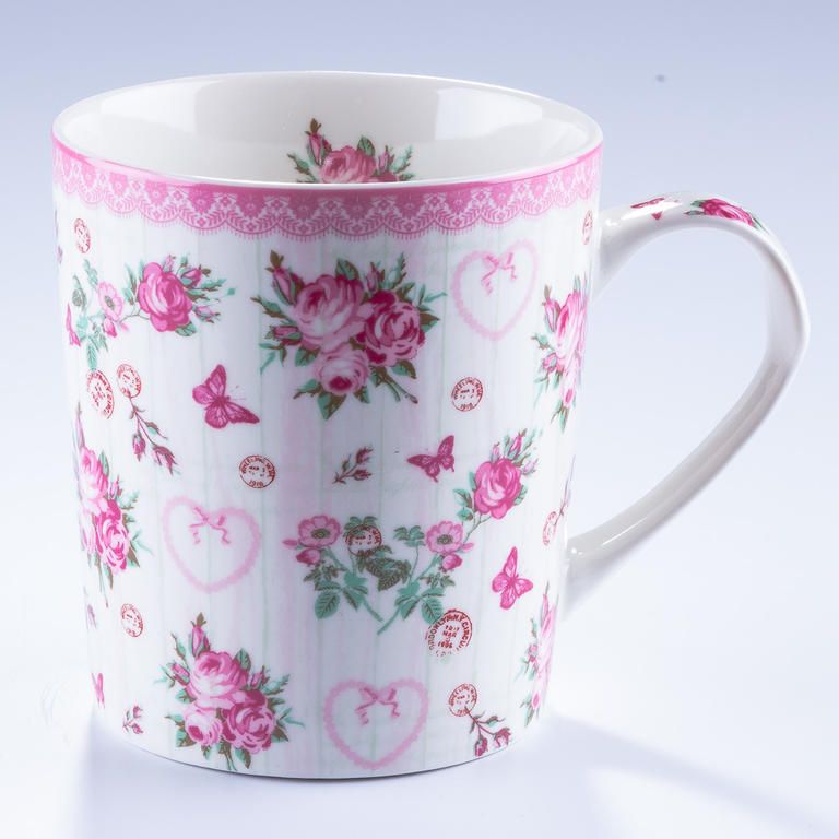 Porcelánový jumbo hrnek Růže 550 ml