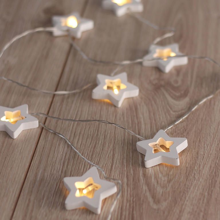 Světelný řetěz WOODENSTAR 10 LED 1,65 m