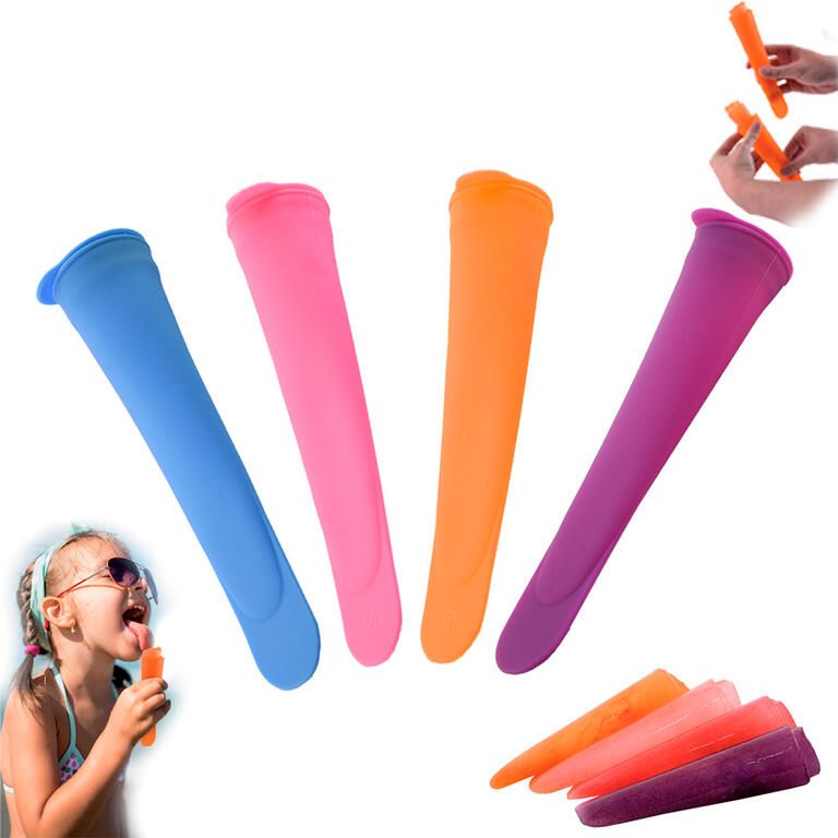 Silikonová forma na zmrzlinu CALIPPO sada 4 ks