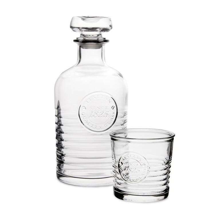 Sada karafy a 6 skleniček na whisky Bormioli Rocco