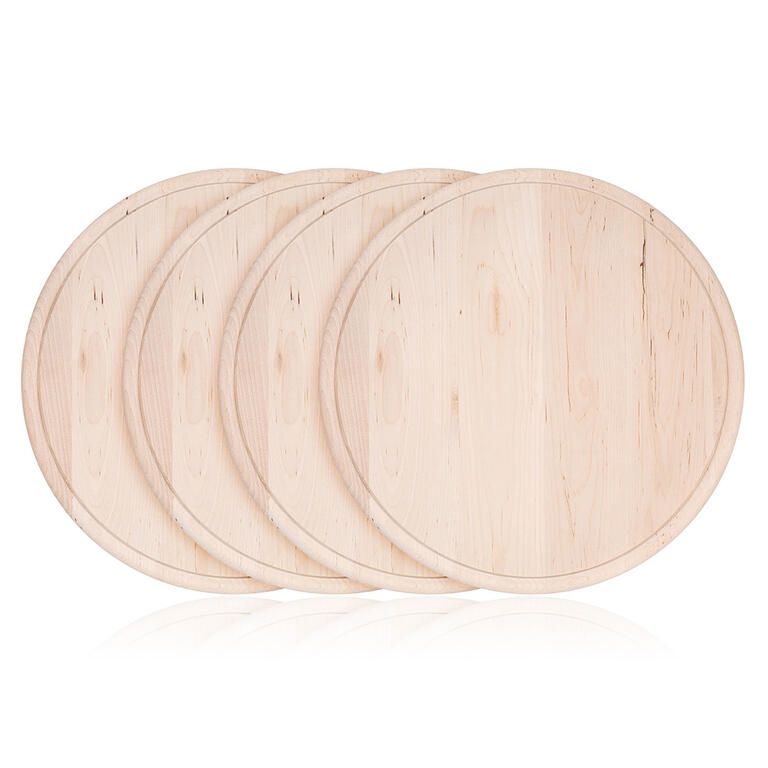 Sada 4 ks krájecích a servírovacích prkének BBQ 22 cm