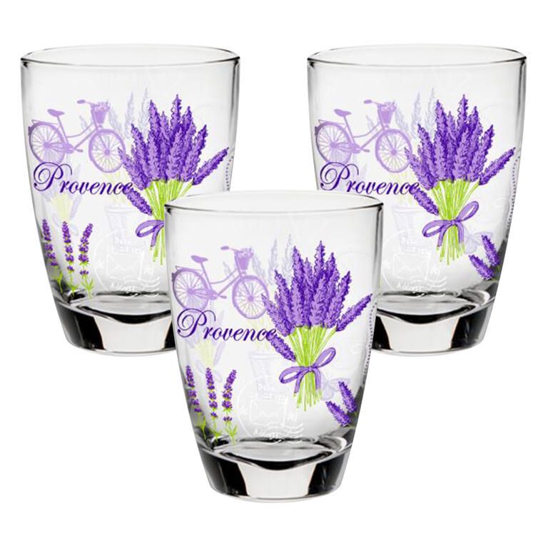 Sada sklenic LAVANDE 300 ml 3 ks