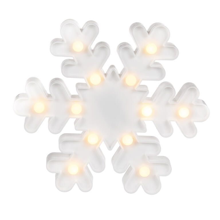 Svetelná dekorácia vločka 12 LED