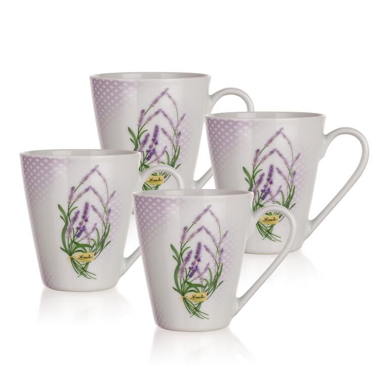 Sada hrnků LEVANDULE 290 ml 4 ks